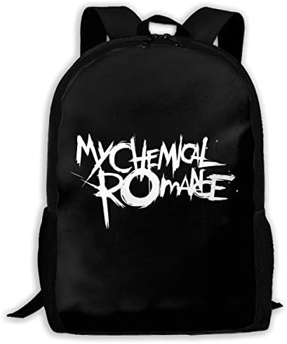 Simple My Chemical Romance Backpack Big Boys Girls Bookbag Travel Outdoor Daypack