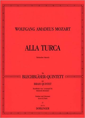 Alla Turca Tuerkischer Marsch Trompete Horn Posaune Tuba Amazon De Mozart Wolfgang Amadeus Bucher