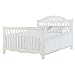 Full-Size Conversion Kit Bed Rails for Namesake, Formerly Million Dollar Baby Convertible Cribs - Solid Wood Rail - Toddler and Adult Bed Rail - Nursery & Baby Furniture (White, Model #M4799/M5789)