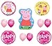 PEPPA PIG Happy Birthday PINK Balloon Set