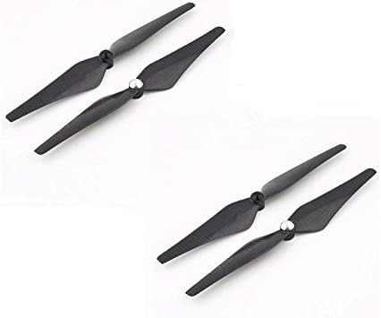 Taygate 2 Pairs 9450 Self-tightening Carbon Fiber Propeller Blades for DJI Phantom 1, Phantom 2, and Phantom 3 Professional, Advanced, Standard Quadcopters