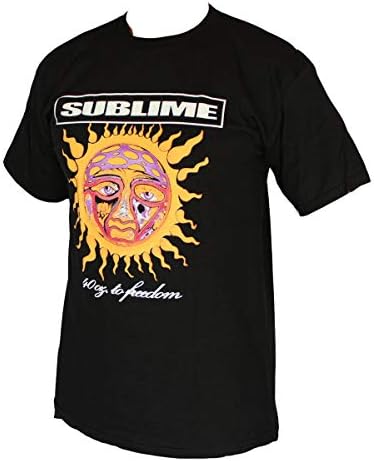 Sublime Logo Sun Men's Concert T-Shirt Black