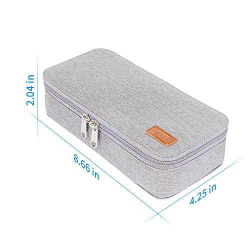 Pen Pencil Case with Double Zippers Big Capacity Pencil Pouch Durable Stationery for School Office Travel