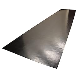 EPDM Rubber Sheet, Black, 60A, 0.062" x 36" x