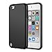 MoKo Case Fit iPod Touch 2019 Released iPod Touch 7 / iPod Touch 6 / iPod Touch 5, 2 in 1 Shock Absorbing TPU Bumper Ultra Slim Protective Case with Hard Back Cover - Black primary