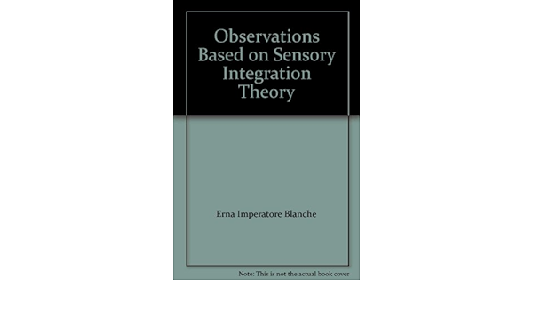 Observations Based On Sensory Integration Theory Erna Imperatore Blanche Amazon Com Books