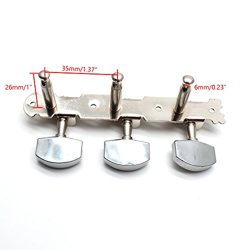Timiy Guitar String Tuning Machine Head/Guitar Tuning Keys 3 Left / 3 Right Alignment- Set of 2 - Thumbnail 3