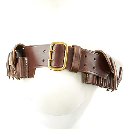 British Victorian Era Martini-Henry Brown Leather Ammunition Bandolier - Thumbnail 3