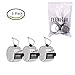Handheld Tally Counter, Teenitor® Metal Compact 4 Digit Number Clicker Golf Sport Manual Finger Handheld Tally Counter with A Metal Hoop for Convenient Carry