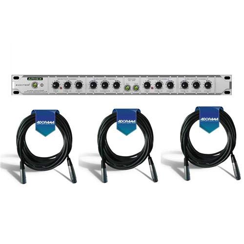 Aphex 2-Channel Aural Exciter and Optical Big Bottom Effects Processor - with 3 Pack 15' 8mm XLR Microphone Cable