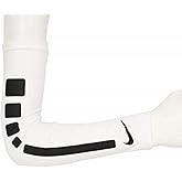 Nike Pro Elite 2.0 Kids' Sleeves Size S/M (White), White/Black, Small