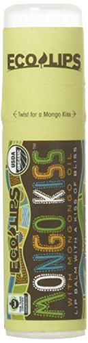 ECO LIPS Mongo Kiss Unflavored Lip Balm, 0.25 Ounce