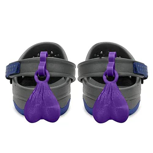 Croc Balls Shoe Charm Novelty Nuts Funny Shoe Accessory