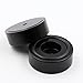 PAPRI 44x16MM Black Solid aluminum Speaker Foot pad Audio HIFI DIY Tube Amps Feet Pads