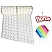 Farielyn-X Self Adhesive Dots,1000PCS（500 Pair Sets） 0.78inch, Sticky Back Coins Hook & Loop Self Adhesive Dots for Craft Decoration in School,Office or Home,White