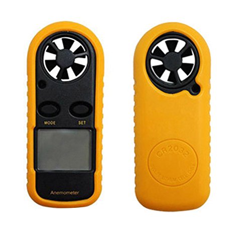ALEKO ANM816 Pocket Digital LCD Anemometer Beaufort Wind Scale Thermometer