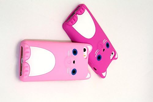 Combo Deals EZstation Colorful Cases For iPhone SE, 5 or 5S Best Selling Multiple Bundle Slim Protective Shell Cases For iPhone 5S SE or 5 Hybrid Back Covers - (2pcs. Soft Silicone Cat Cases)