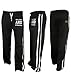 Men's Fleece Jogger Pant Sweatpant Track Suit Bottom Jogging Exercise Fitness Boxing MMA Gym Sweat Cotton Fleece Trousers (Black, 2xl)