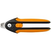 Fiskars Pet Large Nail Clippers, Cat and Dog Trimmers for Grooming, 5.75" | Suitable for Medium to Large Dogs, Semi-Circular Blade for Clear View, SoftGrip Handle w/ Safety Lock, Pet Supplies, Black