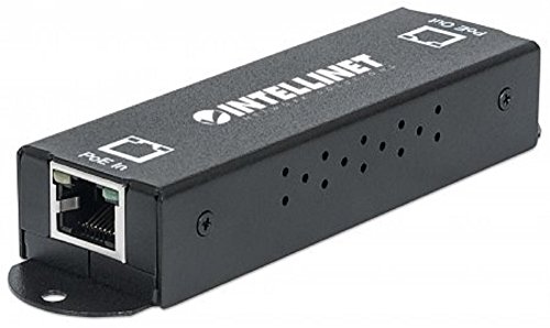 Intellinet1-Port Indoor Gigabit PoE+ Extender Repeater – 25W Power Budget via Cat5e Cat6 RJ45 Ethernet Network Cables, Daisy-Chain – 3 Yr Mfg Warranty - 560962