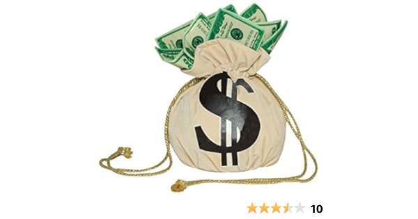 money shaped purse