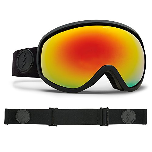 Electric Visual Masher Matte Black/Brose Red Chrome Snow Goggle