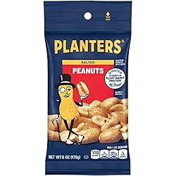 PLANTERS Salted Peanuts, 6 oz. bag