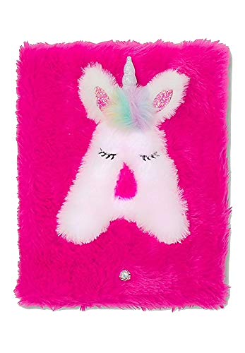Justice Light Up Unicorn Initial Journal (Letter A)