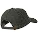 Washed Solid Pigment Dyed Cotton Twill Brass Buckle Cap - Charcoal Grey