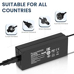 PowerHOOD 19V AC/DC Adapter Compatible with