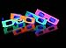 Rob's Super Happy Fun Store 100 Neon Diffraction Glasses + 2 Rainbow Hearts Diffraction Glasses - for Parties, Festivals, Fireworks, Rave Events