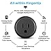 Smart Plug Wi-Fi Power Socket Outlet Works with Amazon Alexa, IFTTT & Google Home - 2 Packs Mini Smart Wi-Fi Plug for Smart Home Automation- Control Devices by Voice/App Anywhere with Timer Function.