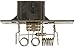 Dorman 973-016 HVAC Blower Motor Resistor Compatible with Select Ford / Lincoln / Mercury Models