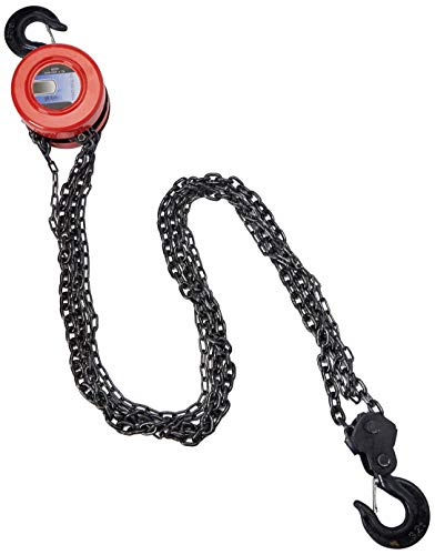 Hiltex 02207 Chain Hoist Pulley, 3 Ton | Swivel Hooks with Safety Latches | 9 Feet Lift - Thumbnail 3