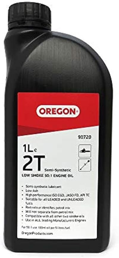 Oregon 2-Stroke Engine Oil 1 Litre 2T Self-Mixing Partly Synthetic Mineral