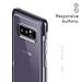 Caseology Skyfall for Samsung Galaxy Note 8 Case (2017) - Clear Back & Slim Fit - Orchid Gray