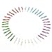 Dreams-Mall 40PCS Cheerson Mini CX-10 CX-10A CX-10C CX-10D CX-10W CX-10WD-TX RC Quadcopter Propellers Blade Rotor Spare Parts Blue Pink Red Green White