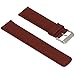 2Pack Replacement Leather Bands Compatible with Fossil Q Founder Gen 2 Touchscreen/ Fossil Gen 4 Q Explorist HR/ Fossil Q Men's Gen 3 Explorist Smartwatch Strap Wrist Band
