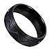 L-Ring 8MM Tungsten Ring Wedding Band for Men with Groove and Matte Finish Comfort Fit, Size 6-14