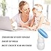 Silicone Breast Pump 2 Pack, Manual Breast Pump with Protective lid, Portable Milk Saver for Breast Feeding, 100% Food Grade Silicone BPA Free(4oz/100ml),Blue