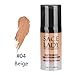 SACE LADY Matte Finish Liquid Foundation, Waterproof Ultra-HD Flawless Fluid Foundation 0.40Fl Oz
