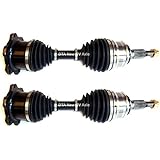 DTA DT1611261121 Front Driver and Passenger Side Premium CV Axles (New Drive Axle Assemblies - 2 pcs (pair) Compatible with S