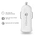 Quick Charge 2.0 USB Car Charger, [Qualcomm Certified] JOTO mini Turbo Rapid USB Car Charger (QC 2.0 mini USB Car Charger) for iPhone, iPad Apple and Android devices (White)
