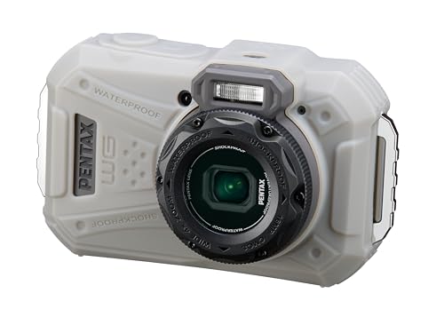 PENTAX WG-1000 Gray Waterproof Digital Compact Camera, Designed for Casual Outdoor and Underwater Photography, Waterproof to a Depth of 15 Meters, for up to one Hour of Continuous Operation