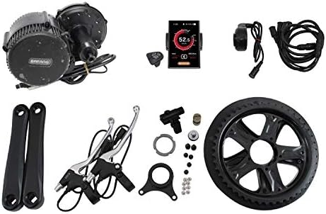 8FunBBS01B 36V 250W Bafang E-bike Electric Bicycle Mid-Drive Motor Conversion Kits With Integrated Controller and LCD DPC-18 color Display
