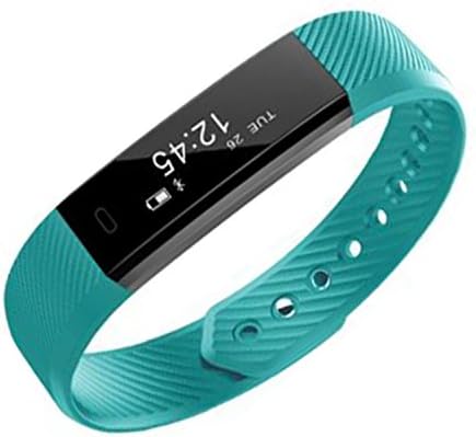 Fitsmart Fitness Tracker for Iphone and Android with Heart Rate-Blue