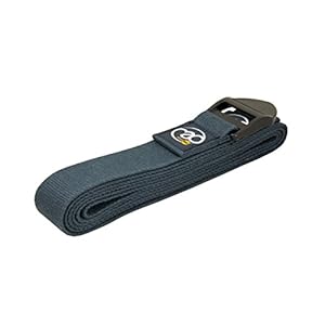 Fitness-Mad Women Standard Yoga Belt, Blue (Dark Blue), 2 m