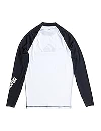 Camiseta tradicional manga larga tipo rash guard para hombre Quiksilver.