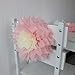 Mybbshower Pink White Paper Flower 9 pcs (11''-7'' Assorted) Girls Birthday Baby Shower Centerpiece Home Living Room Decoration Garden Outdoor Party Backdrop