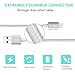 TUUBEE 5Pack[3/3/6/6/10FT] Nylon Braided Cell-Phone Charging Cable USB Fast Charging & Syncing Long Cord,iPhone Charger Compatible iPhone XS/Max/XR/X/8/8P/7/7P/6/iPad/iPod (Silver)